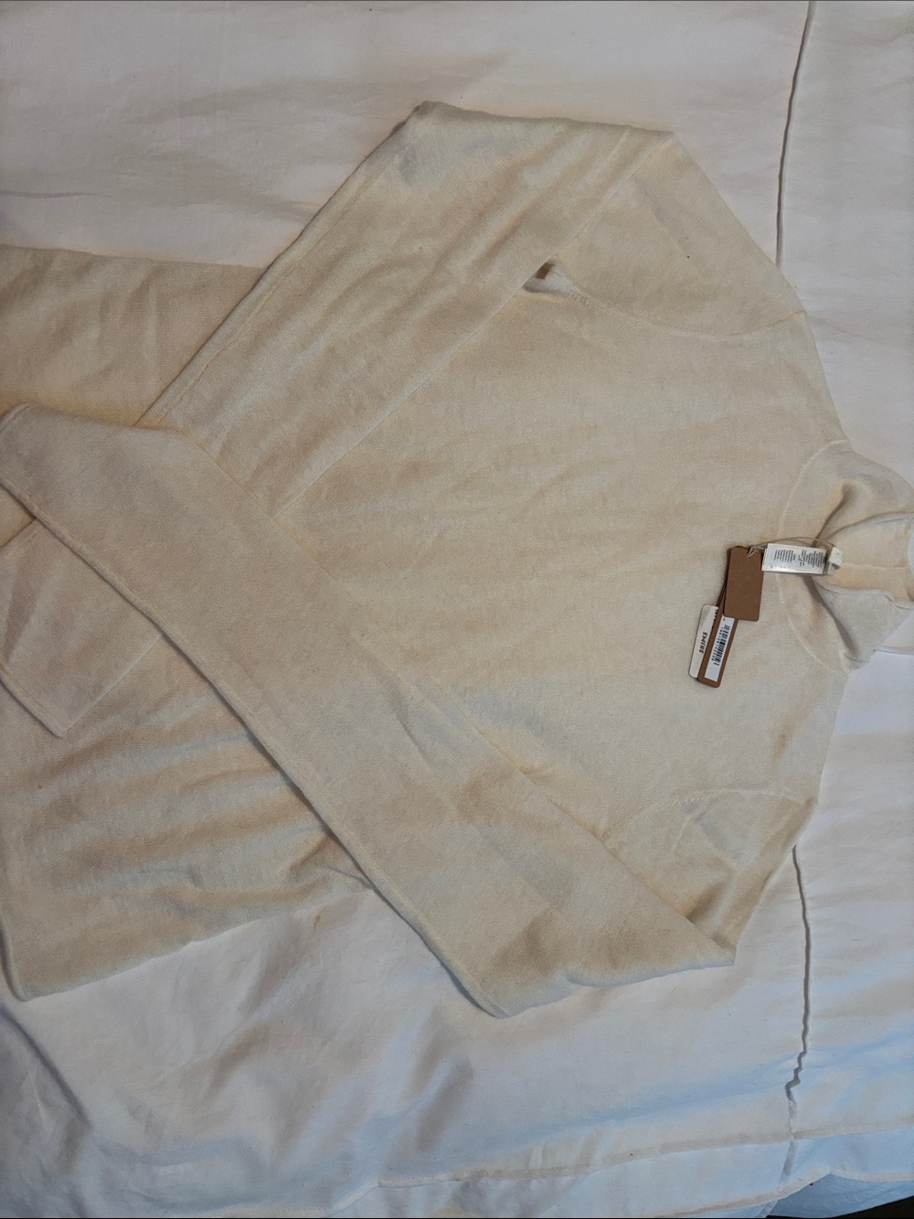 SKIMS Cream Crewneck Sweater